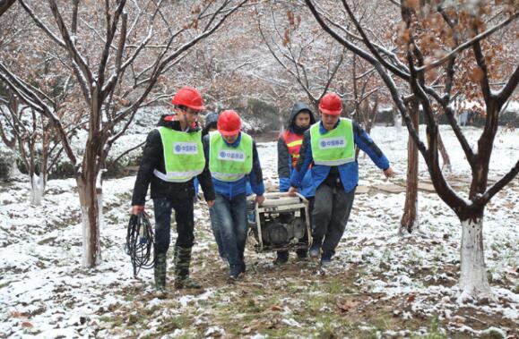 苏州移动抗风雪保通信 贴心服务暖人心